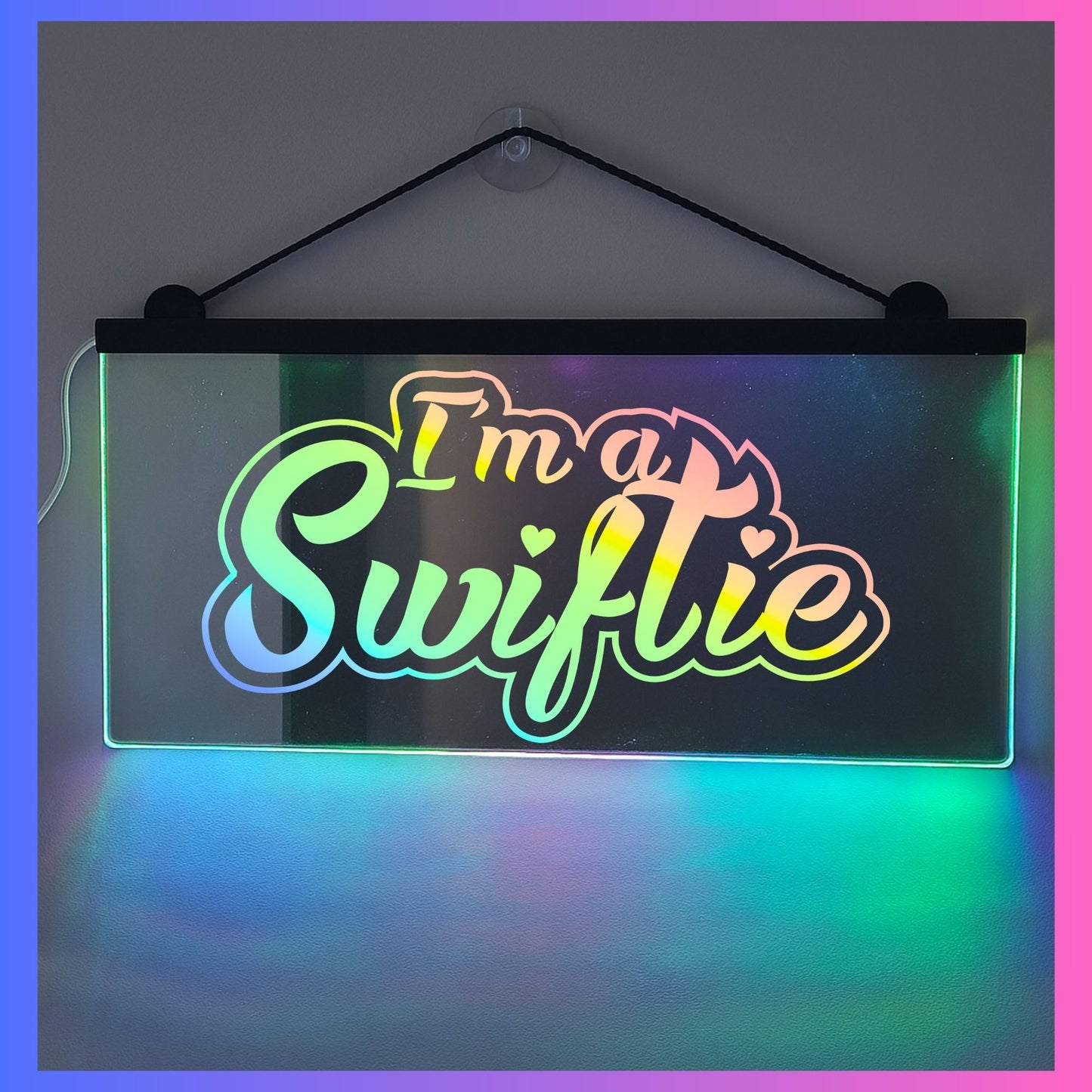 Phoenix Lights Personalised L.E.D Mirror Light im a swiftie