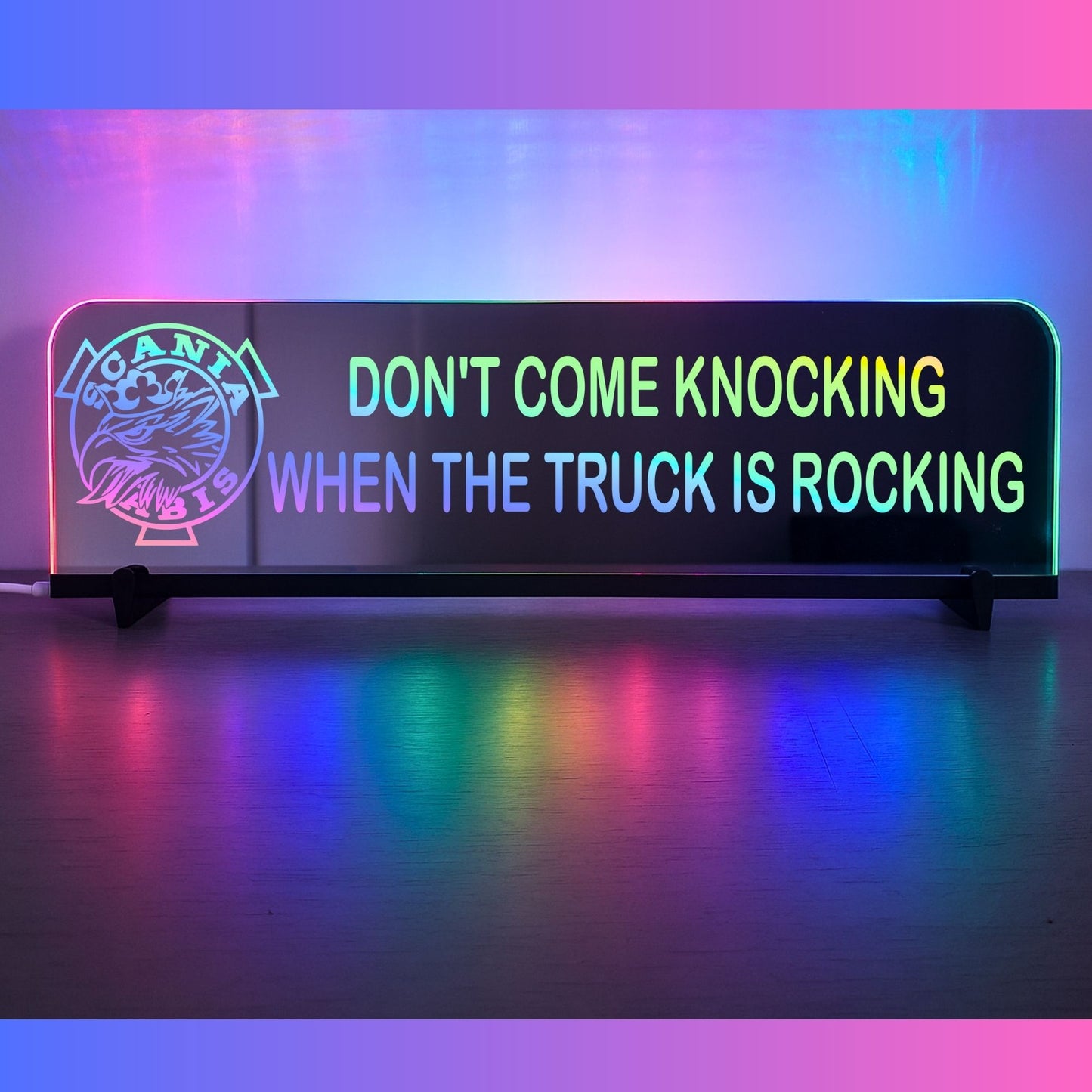 Phoenix Lights Truck Window LED Mirror Light Scania any text