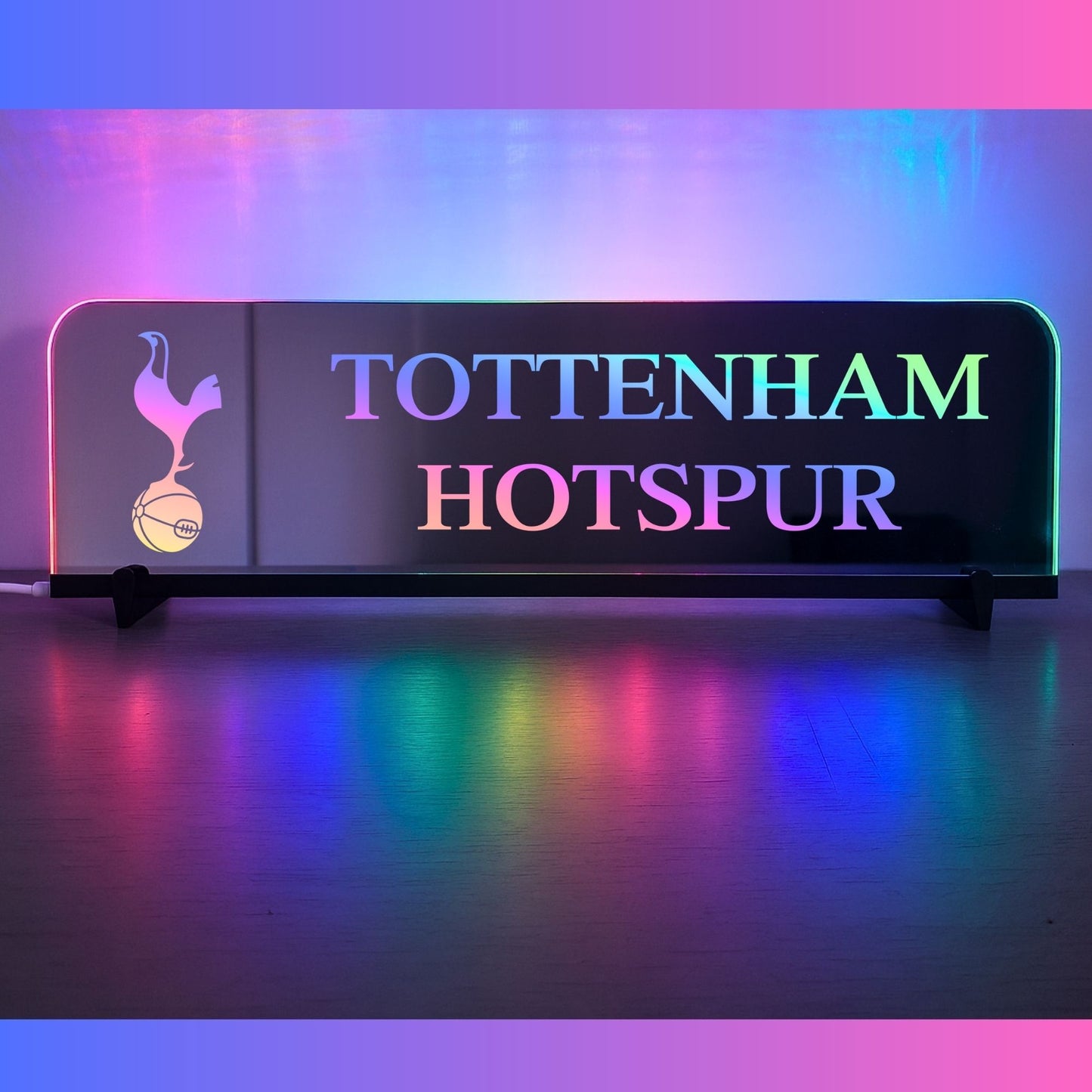 Phoenix Lights Personalised L.E.D Mirror Tottenham Hotspur