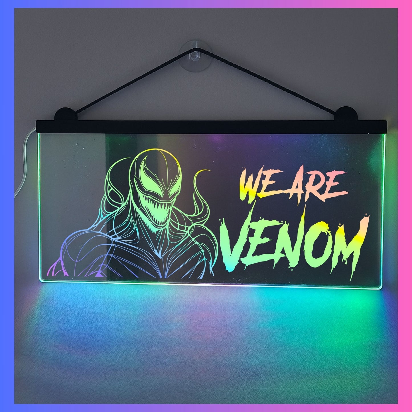 Phoenix Lights Personalised L.E.D Mirror Light Venom
