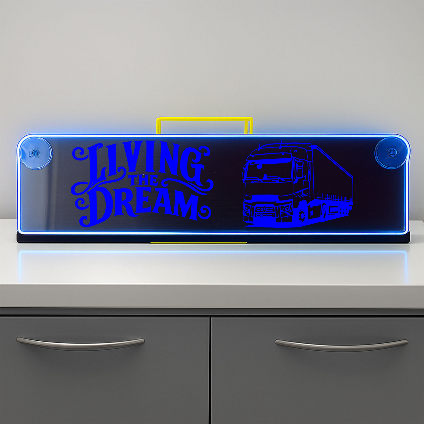 Renault truck living the dream Window LED Mirror Light – Customisable RGB Display