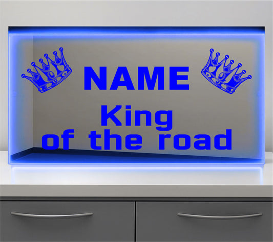 King of the road Bulkhead LED Mirror Light – Customisable RGB Display