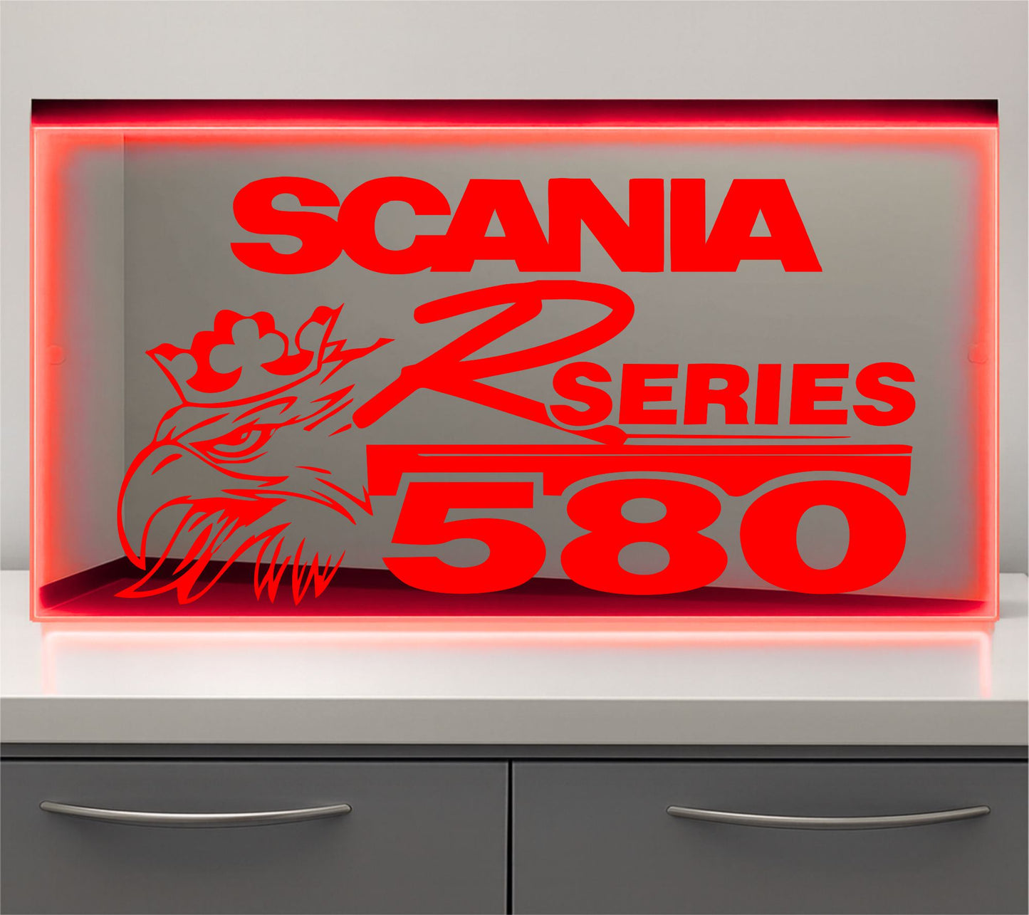 Scania R series with Griffin Bulkhead LED Mirror Light – Customisable RGB Display