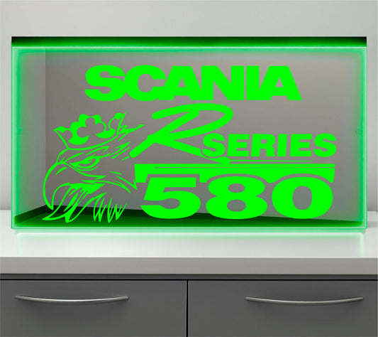 Scania R series with Griffin Bulkhead LED Mirror Light – Customisable RGB Display