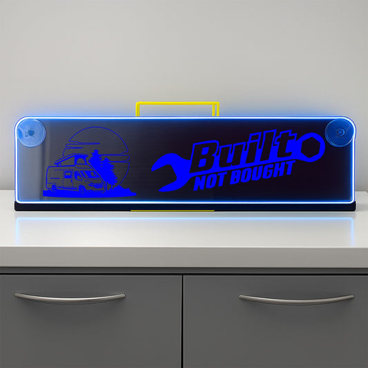 Built Not Bought Window LED Mirror Light – Customisable RGB Display