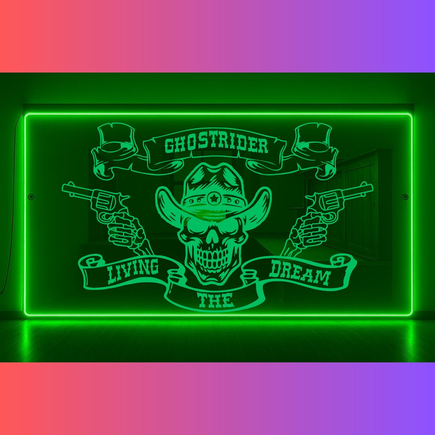 Phoenix Lights Truck LED Mirror Living the dream