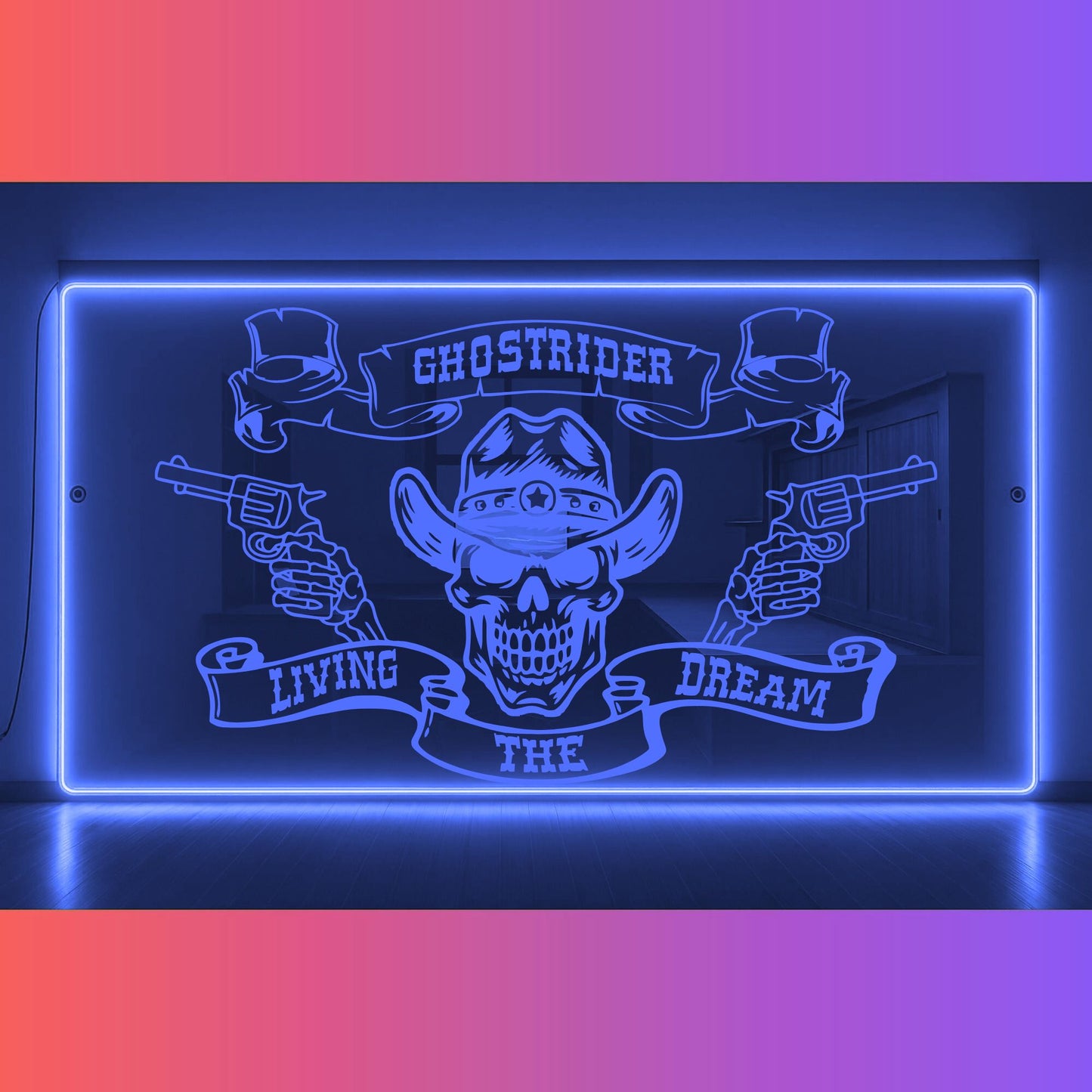 Phoenix Lights Truck LED Mirror Living the dream