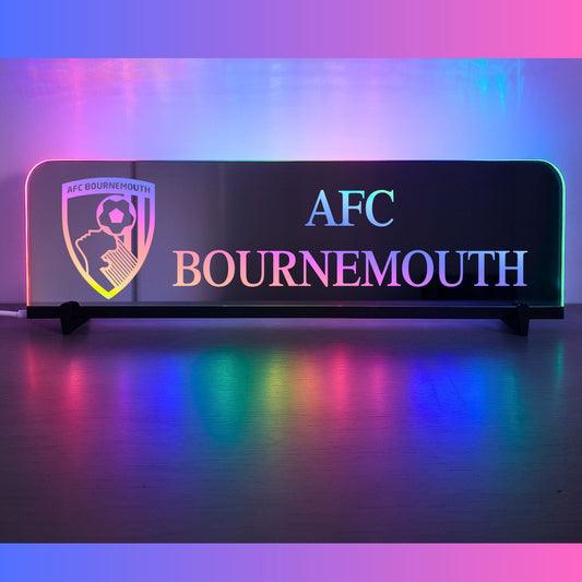 Phoenix Lights Personalised L.E.D Mirror AFC Bournemouth