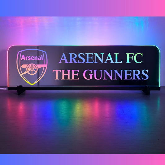 Phoenix Lights Personalised L.E.D Mirror Arsenal