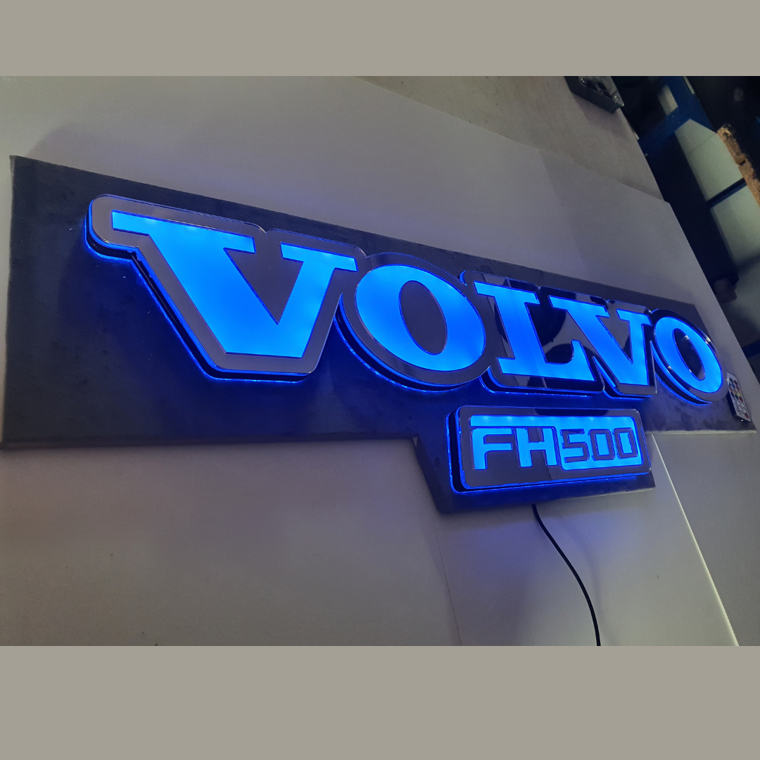 Volvo Truck Bulkhead LED Light Back Board 5v Rgb
