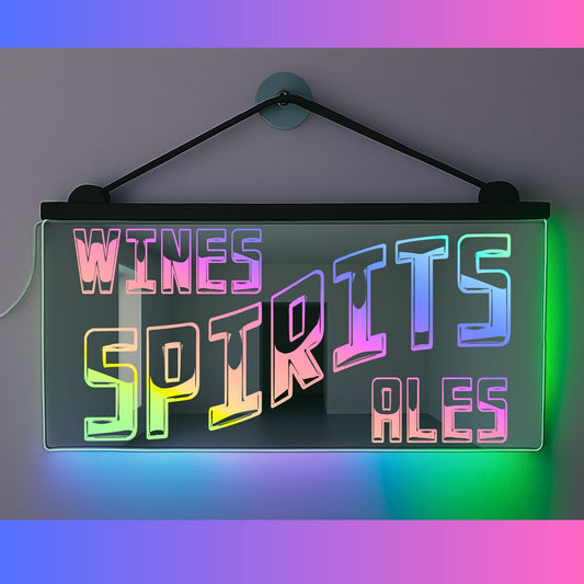 Phoenix Lights Personalised L.E.D Mirror Light Home bar