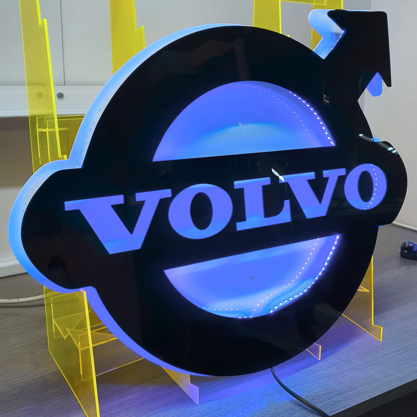 Volvo Truck Bulkhead LED Light Back Board green