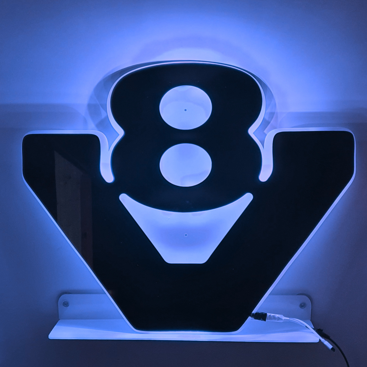 V8 Truck Bulkhead LED Light Back Board green