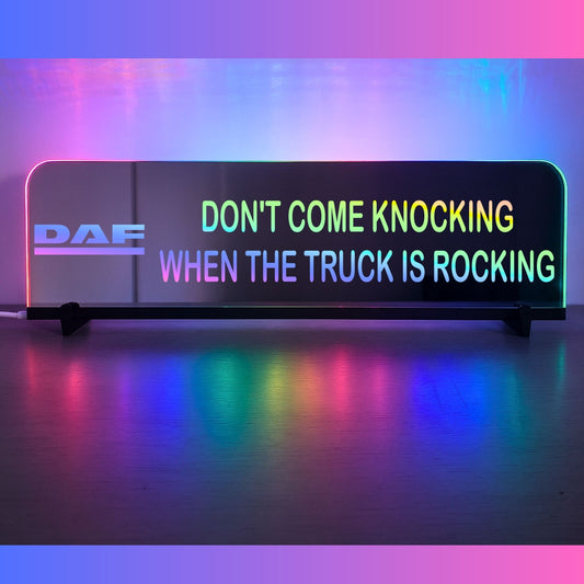 Phoenix Lights Truck Window LED Mirror Light DAF Any Text