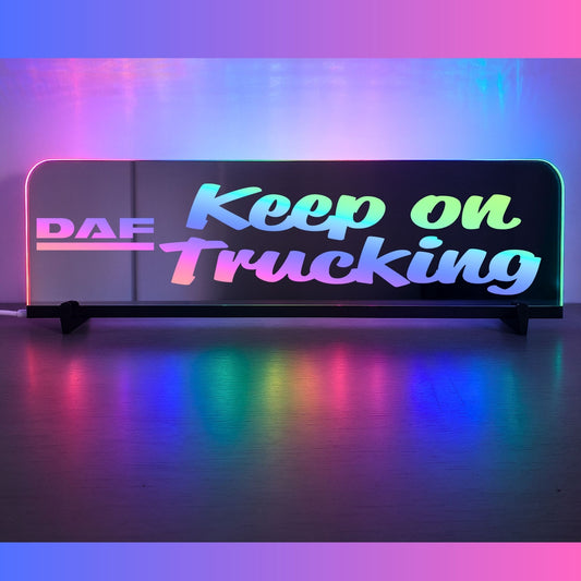 Phoenix Lights Truck Window LED Mirror Light DAF Keep on trucking