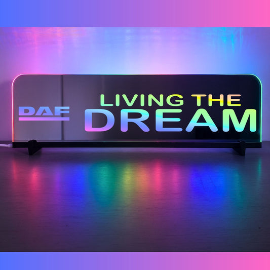 Phoenix Lights Truck Window LED Mirror Light DAF Living the dream