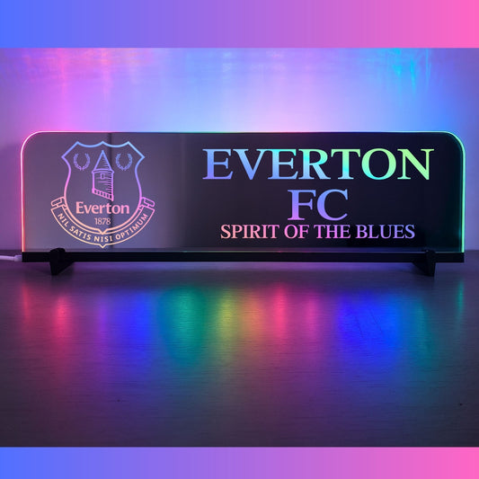 Phoenix Lights Personalised L.E.D Mirror Everton