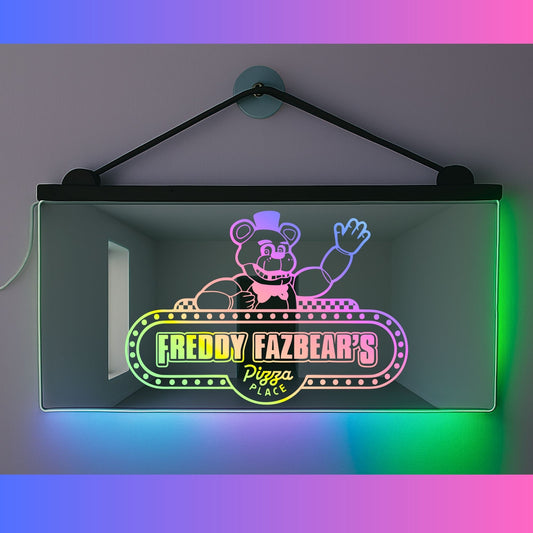 Phoenix Lights Personalised L.E.D Mirror Light Five nights at freddies