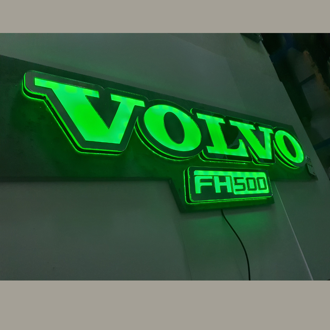 Volvo Truck Bulkhead LED Light Back Board 5v Rgb