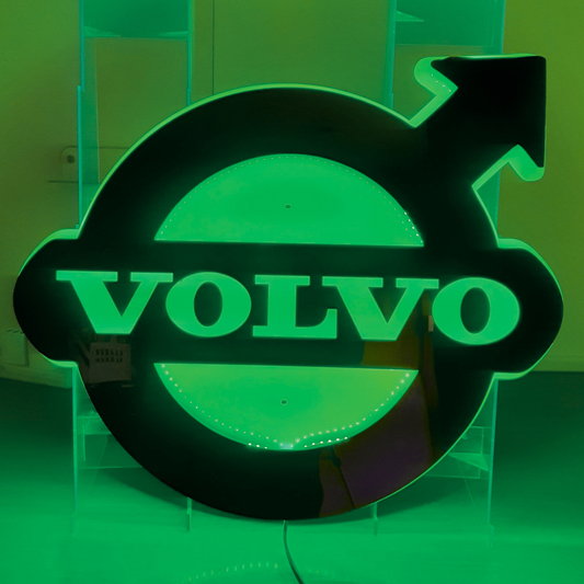 Volvo Truck Bulkhead LED Light Back Board green