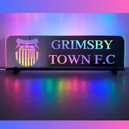 Phoenix Lights Personalised L.E.D Mirror Grimsby Town