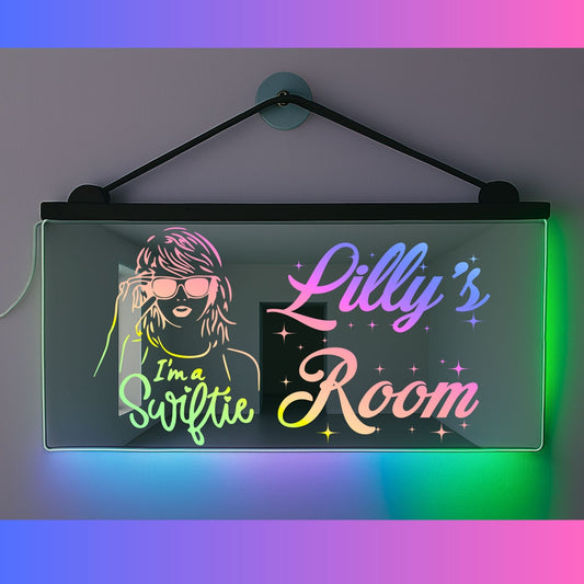 Phoenix Lights Personalised L.E.D Mirror Light Im a Swiftie