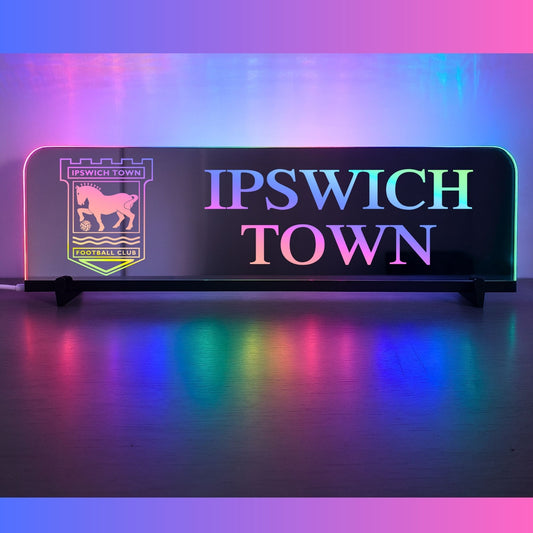 Phoenix Lights Personalised L.E.D Mirror Ipswich town