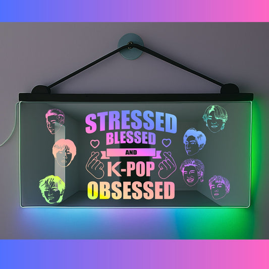 Phoenix Lights Personalised L.E.D Mirror Light KPOP