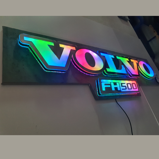 Volvo Truck Bulkhead LED Light Back Board 5v Rgb