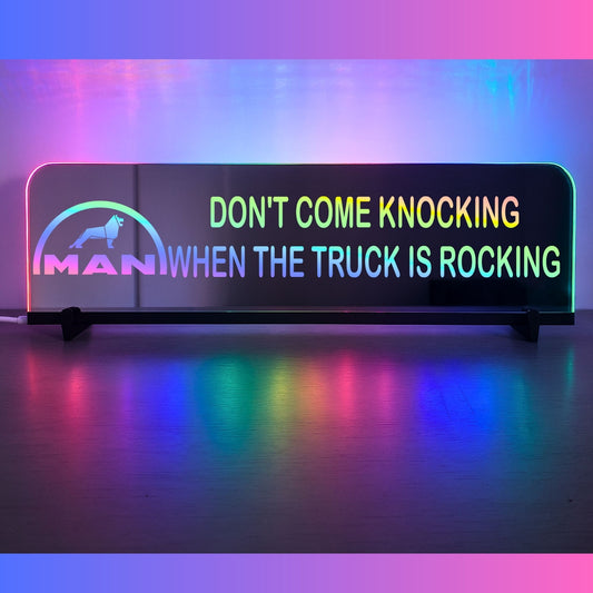 Phoenix Lights Truck Window LED Mirror Light MAN Any Text