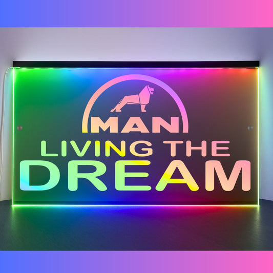 Phoenix Lights Truck LED Mirror Light MAN living the dream