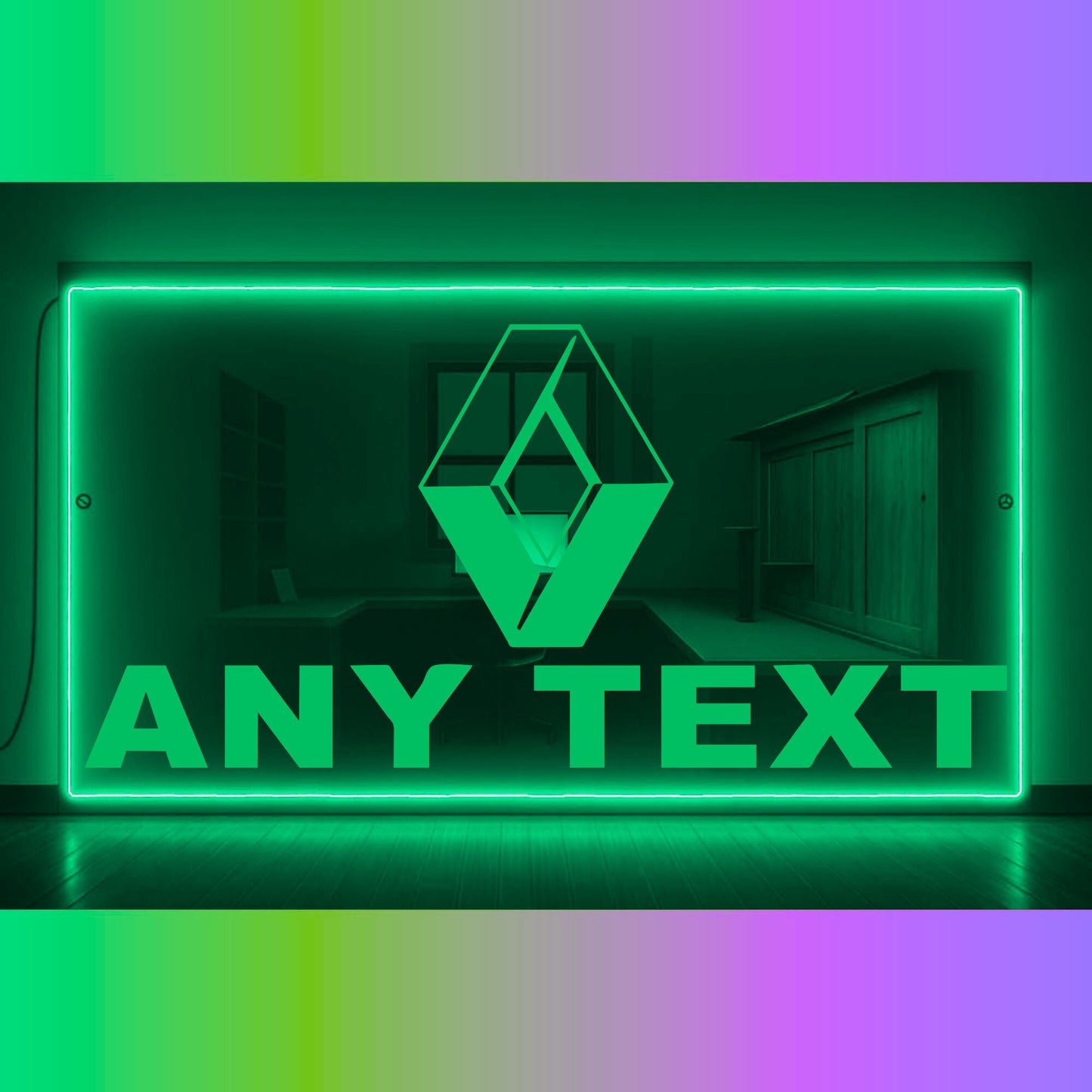 Phoenix Lights Truck LED Mirror Light Renault Any Text