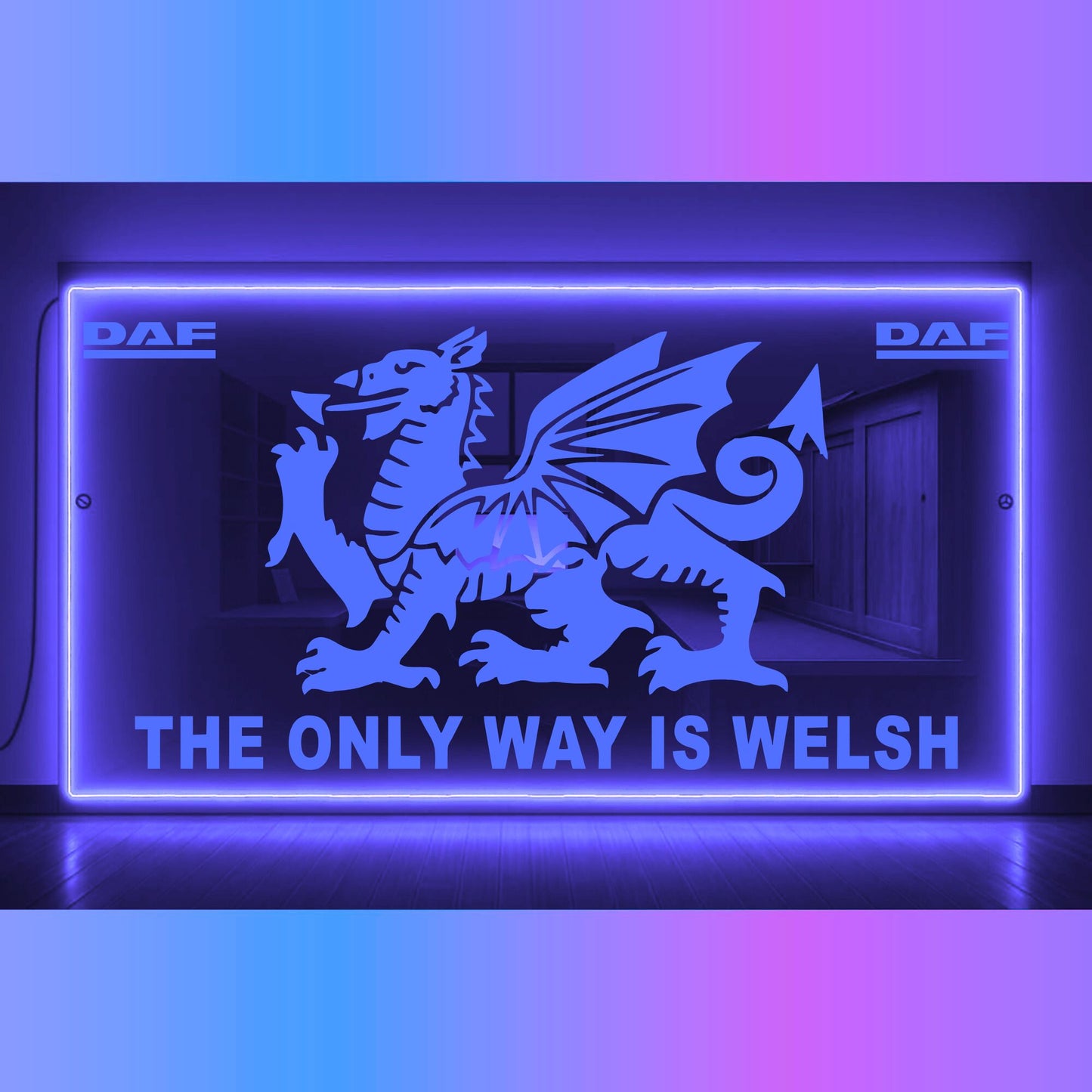 Phoenix Lights Truck LED Mirror Light The only way is Welsh