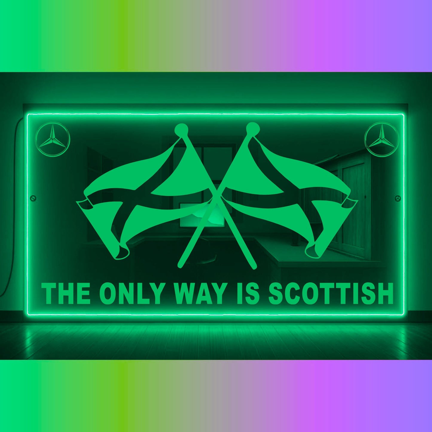 Phoenix Lights Truck LED Mirror Light The only way is Scottish