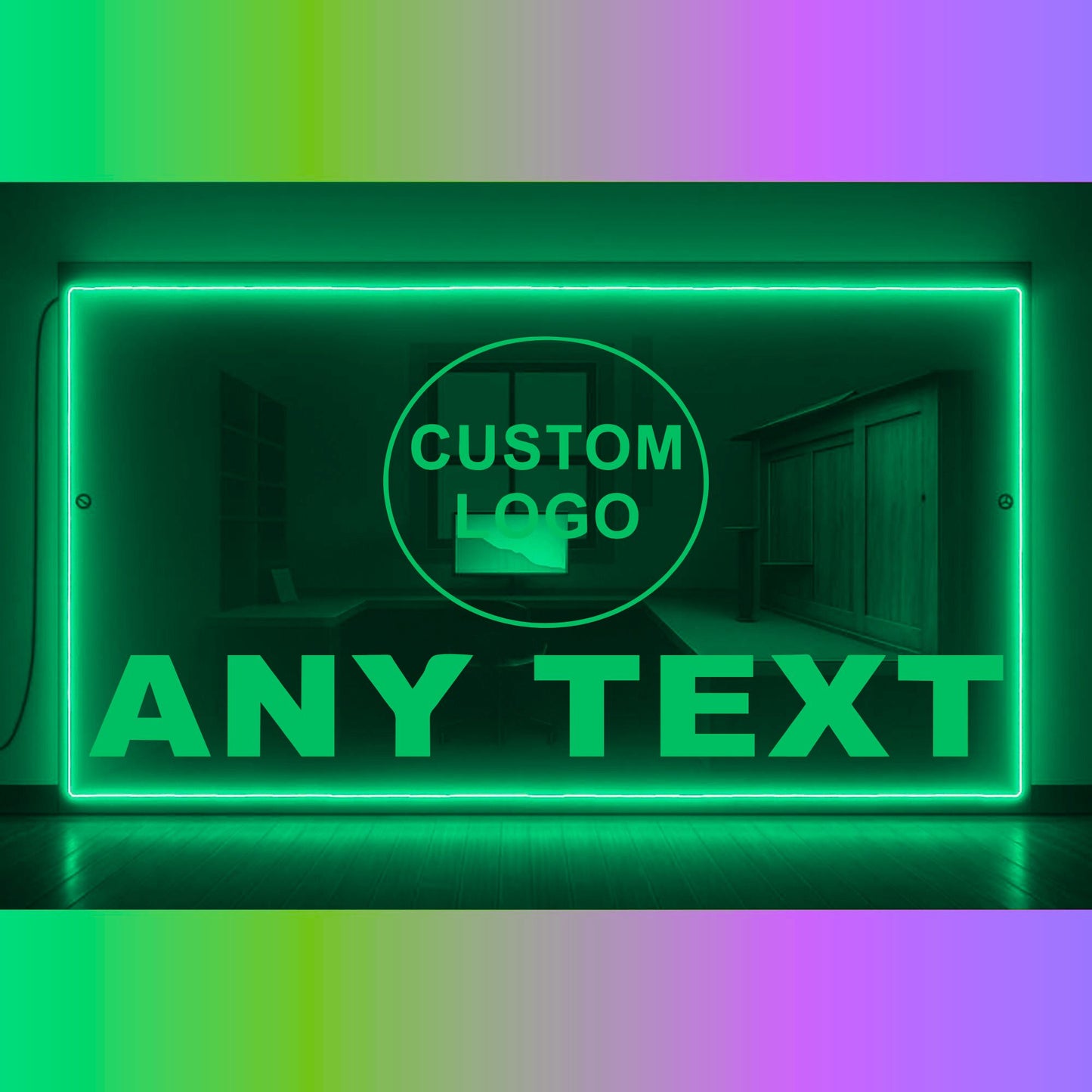 Phoenix Lights Truck LED Mirror Light custom logo custom text