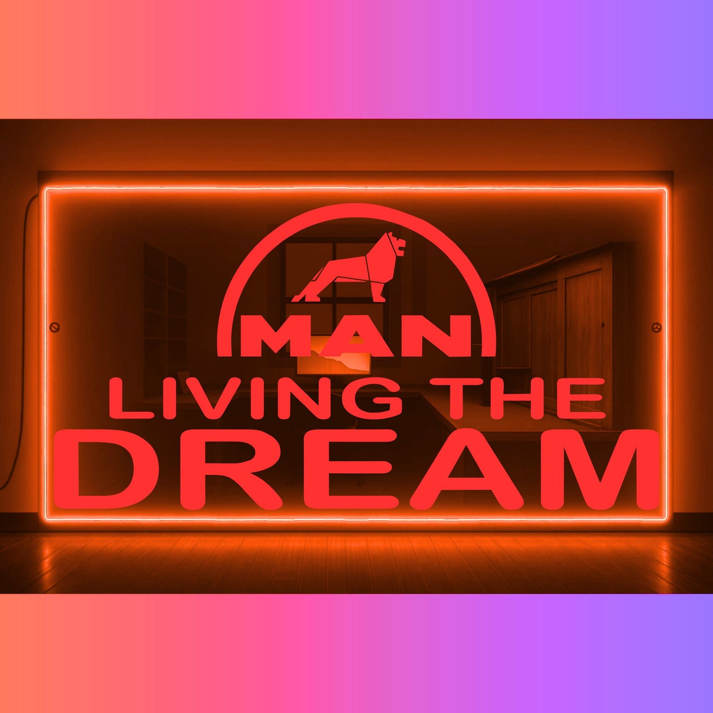 Phoenix Lights Truck LED Mirror Light MAN living the dream