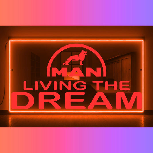 Phoenix Lights Truck LED Mirror Light MAN living the dream