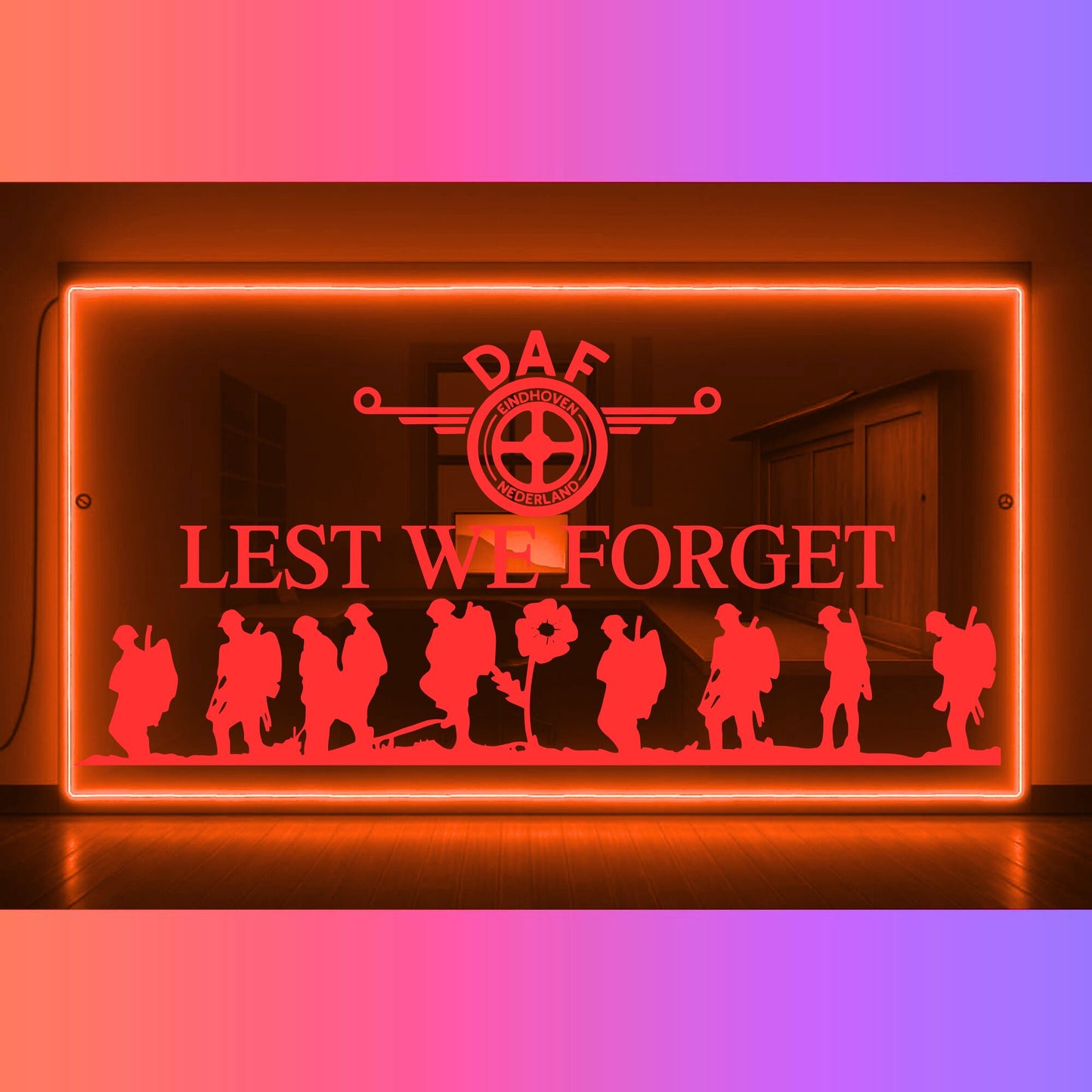 Phoenix Lights Truck LED Mirror Light DAF lest we forget