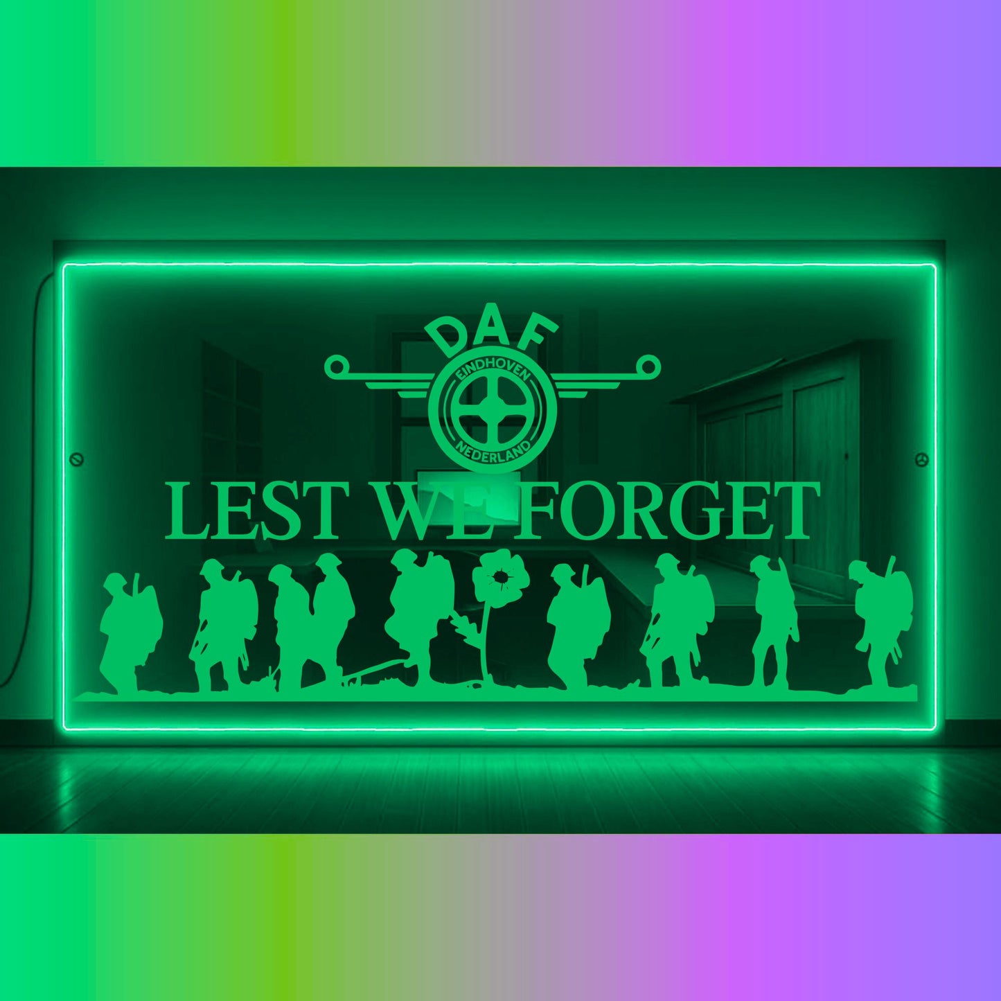 Phoenix Lights Truck LED Mirror Light DAF lest we forget