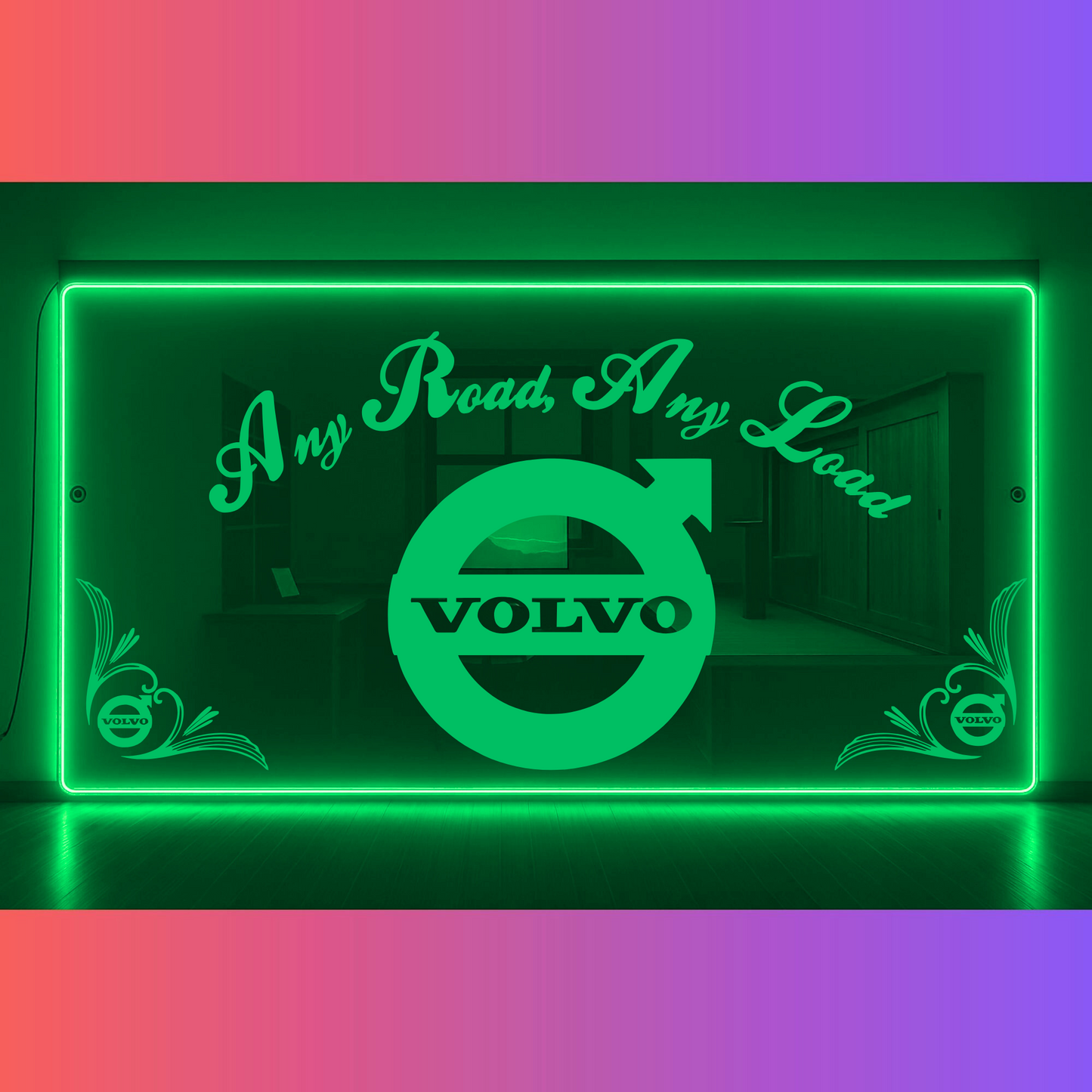 Phoenix Lights Truck LED Mirror Light Any Road Any Load Any Logo