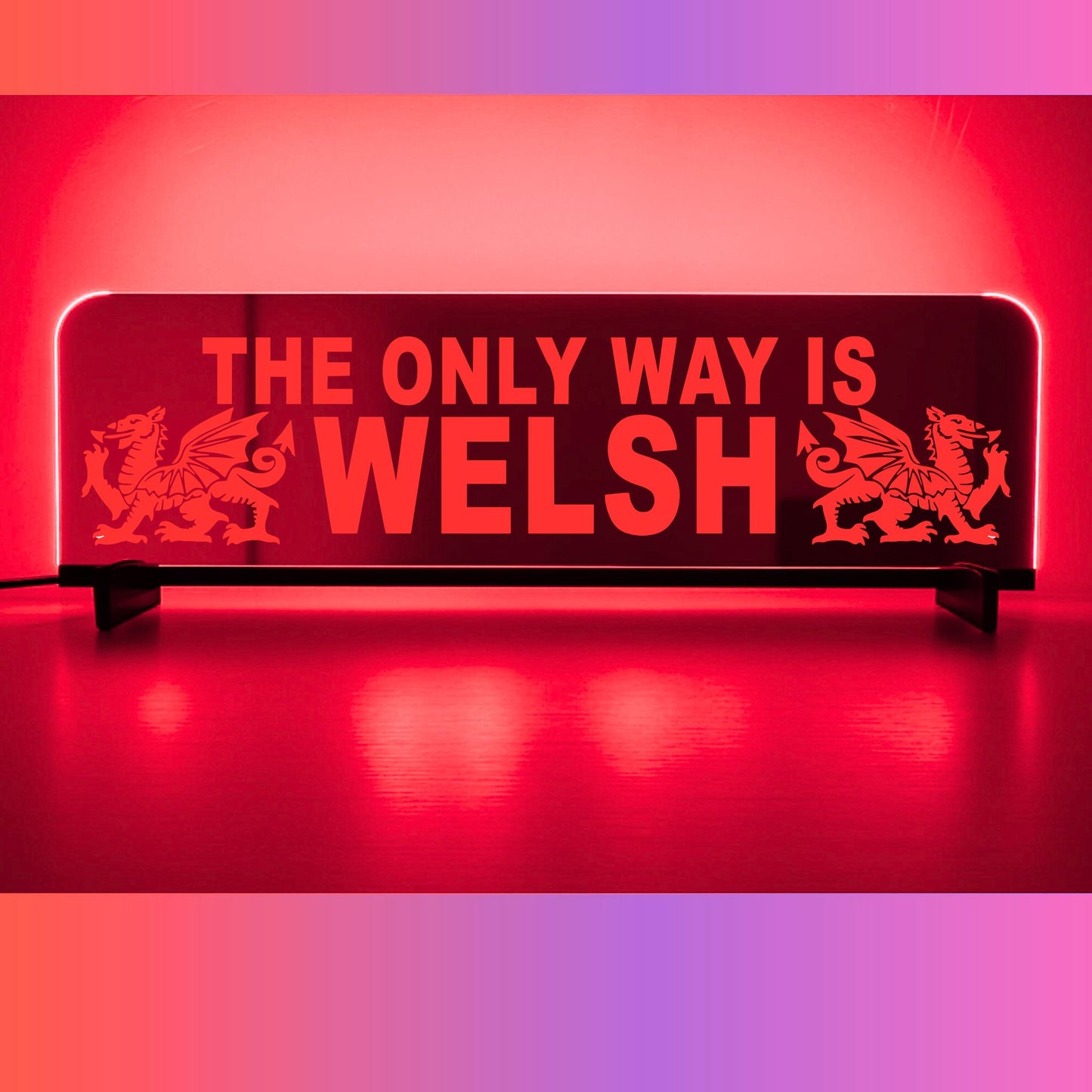Phoenix Lights Truck Window LED Mirror Light the only way is welsh
