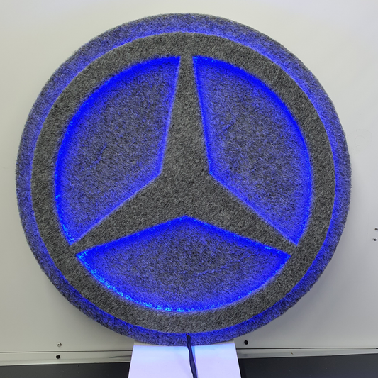 mercedes Truck Bulkhead LED Light Back Board