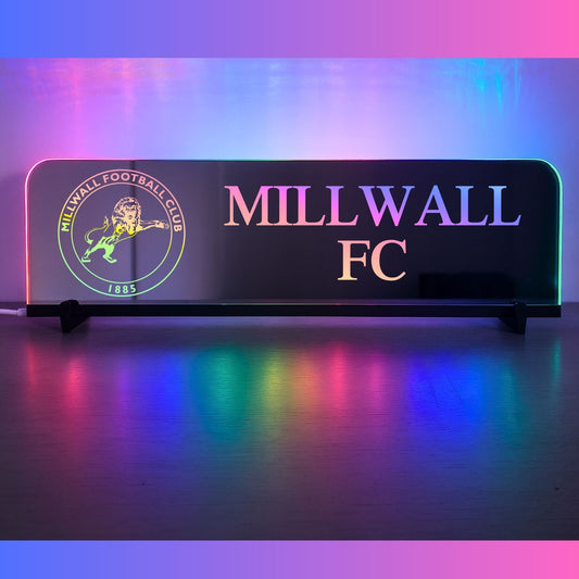 Phoenix Lights Personalised L.E.D Mirror Millwall