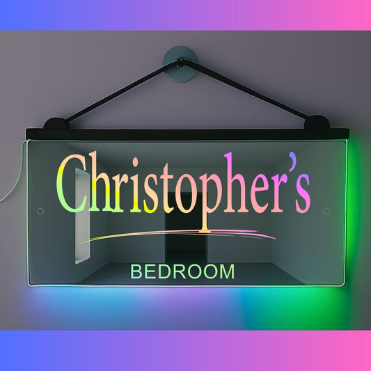Phoenix Lights Personalised L.E.D Mirror Light Any Name
