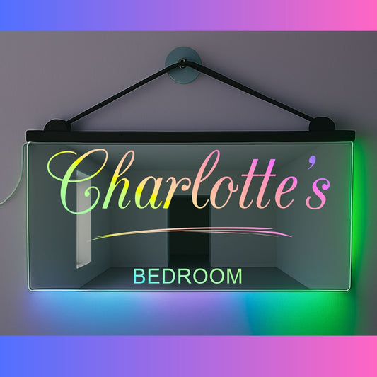 Phoenix Lights Personalised L.E.D Mirror Light any name