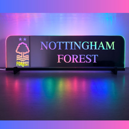 Phoenix Lights Personalised L.E.D Mirror Nottingham Forest