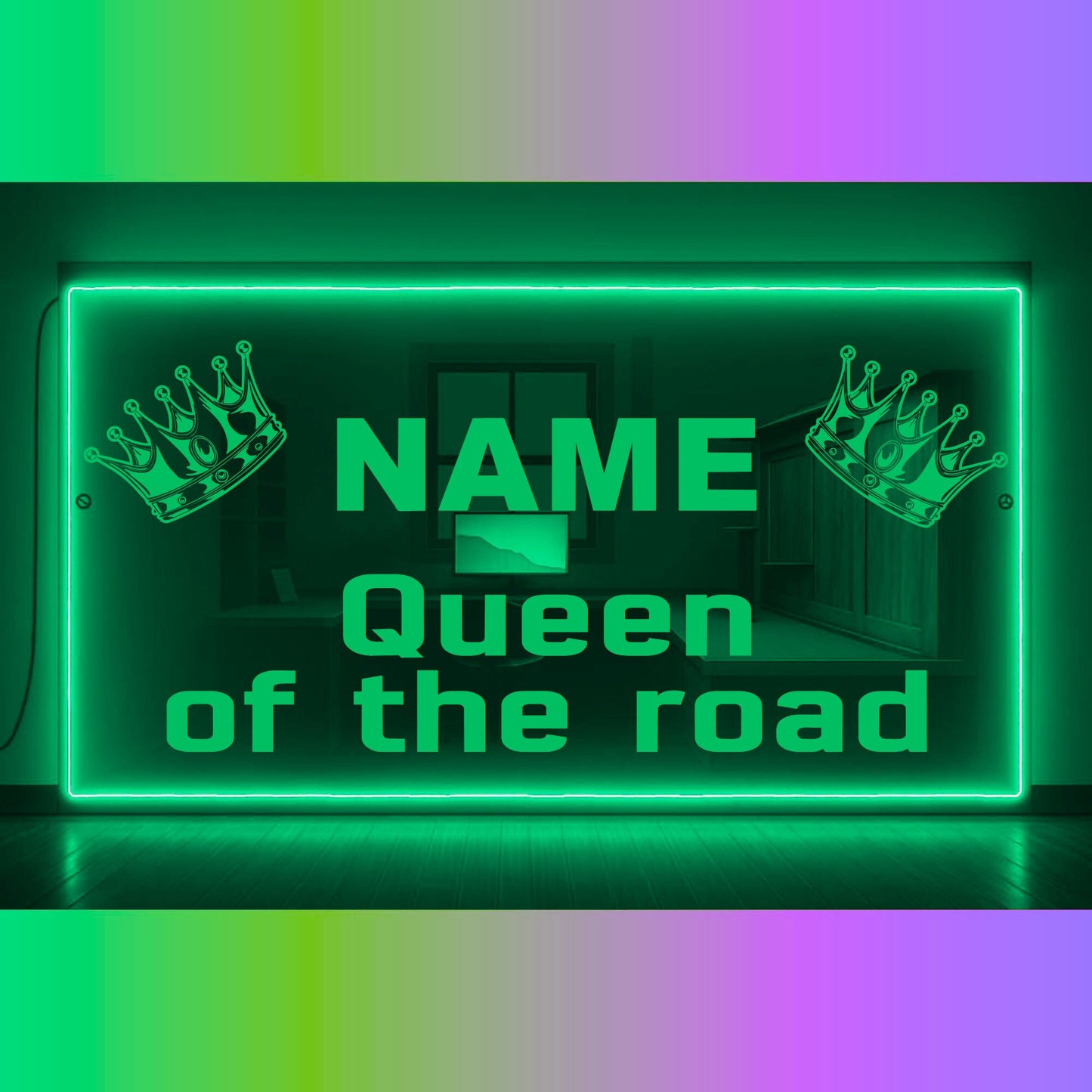 Phoenix Lights Truck LED Mirror Light Queen of the road