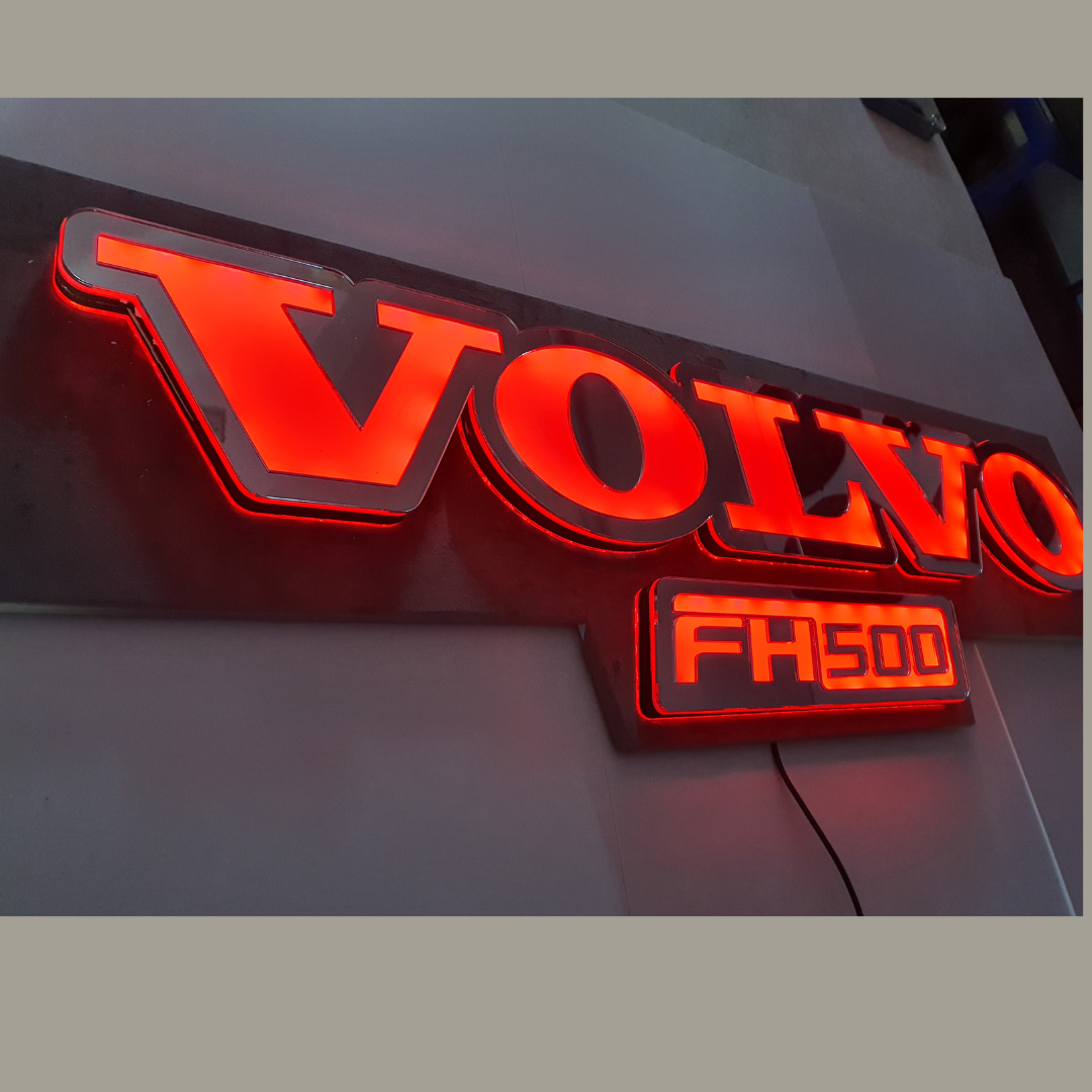 Volvo Truck Bulkhead LED Light Back Board 5v Rgb
