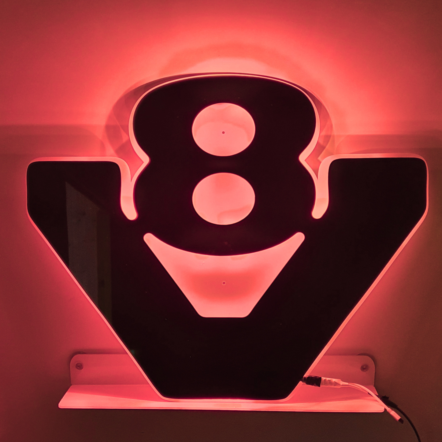 V8 Truck Bulkhead LED Light Back Board green