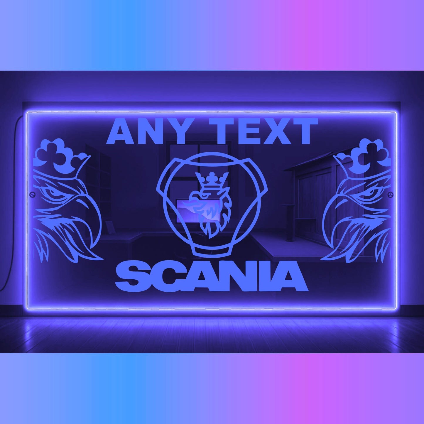 Phoenix Lights Truck LED Mirror Light Scania Any text